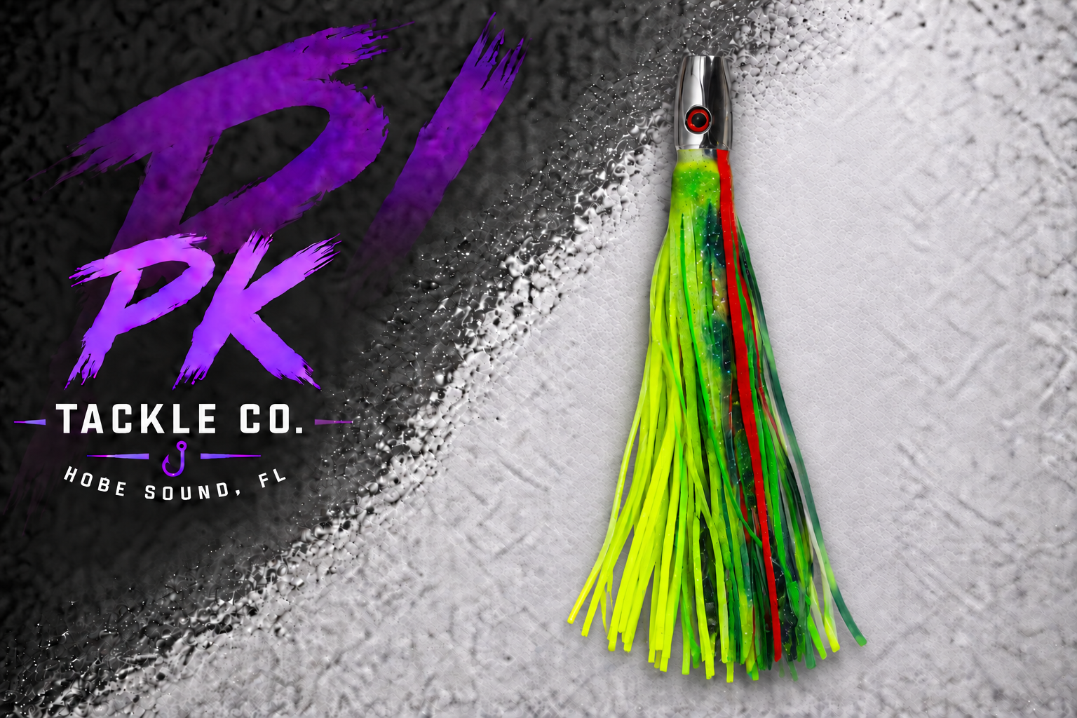 8 inch metal Jet head lure — The Green Machine