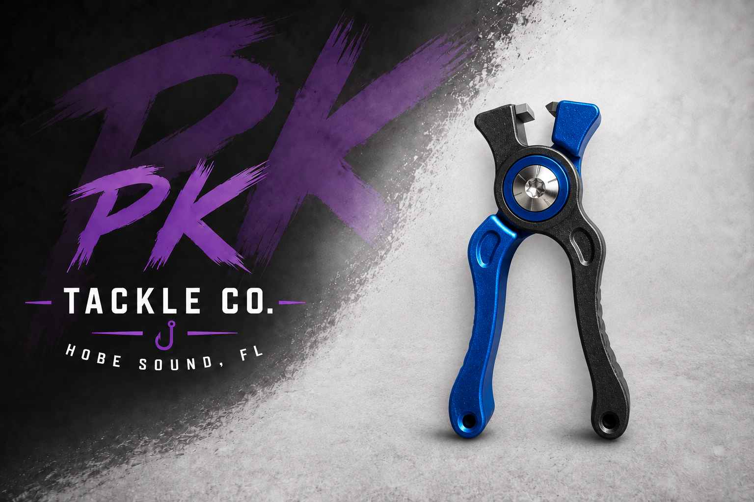 Tungsten Carbide Braid Snippers — Blue + Black